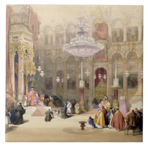 Griekse kerk van de Heilige Sepulcher, Jeruzalem,  Tegeltje