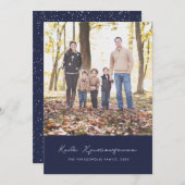 Griekse kerst marine foto feestdagenkaart (Voorkant / Achterkant)