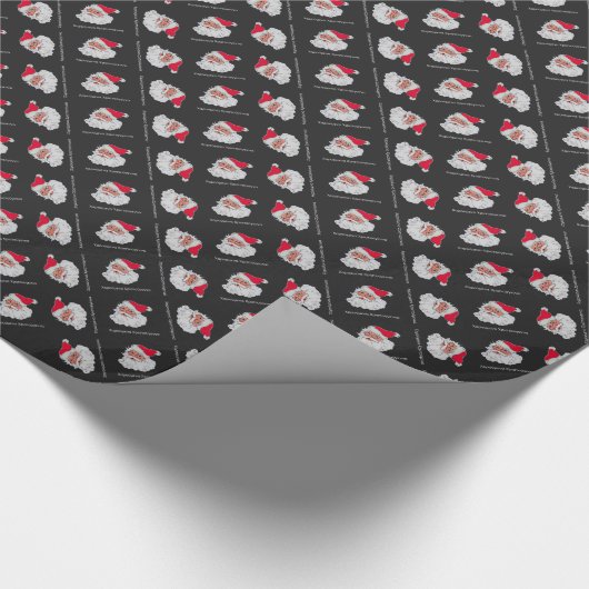 Griekse kerstman #2 cadeaupapier (Hoek)