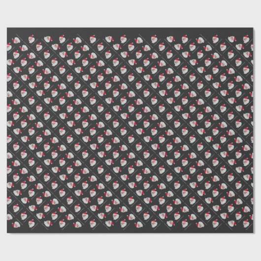 Griekse kerstman #2 cadeaupapier (Vlak)