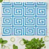 Griekse Key Pattern Keukenhanddoeken (Gevouwen)