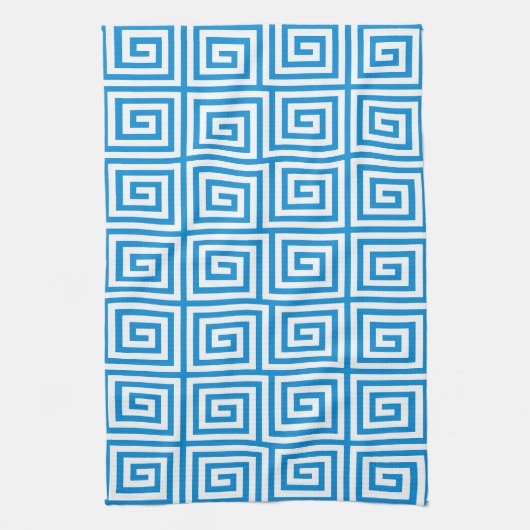 Griekse Key Pattern Keukenhanddoeken (Verticaal)