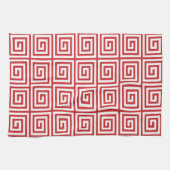 Griekse Key Pattern Keukenhanddoeken (Horizontaal)