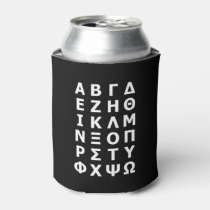 Griekse Koelbox Alphabet Blikjeskoeler