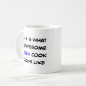 griekse kok , geweldige koffiemok (Voorkant links)