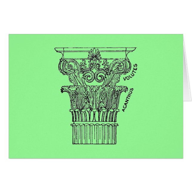 Griekse kolom (Voorkant Horizontaal)