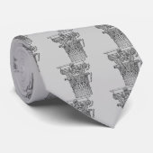 Griekse kolom stropdas (Opgerold)