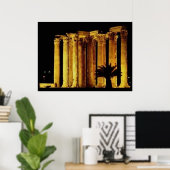 Griekse kolommen poster (Thuiskantoor)