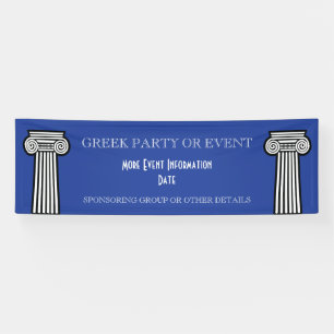 Griekse kraamvrouw- of soranciënniteitsgebeurtenis spandoek