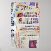 Griekse kranten poster (Voorkant)