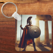 Griekse krijger sleutelhanger (Voorkant)