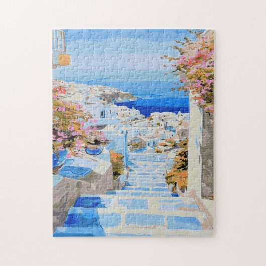 Griekse kust 3 puzzels (Verticaal)