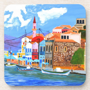 Griekse kust drankjes onderzetter