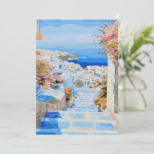 Griekse kust  kaart (Staand voorkant)