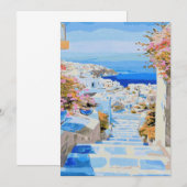 Griekse kust kaart (Voorkant / Achterkant)