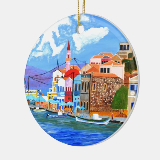 Griekse kust keramisch ornament (Links)