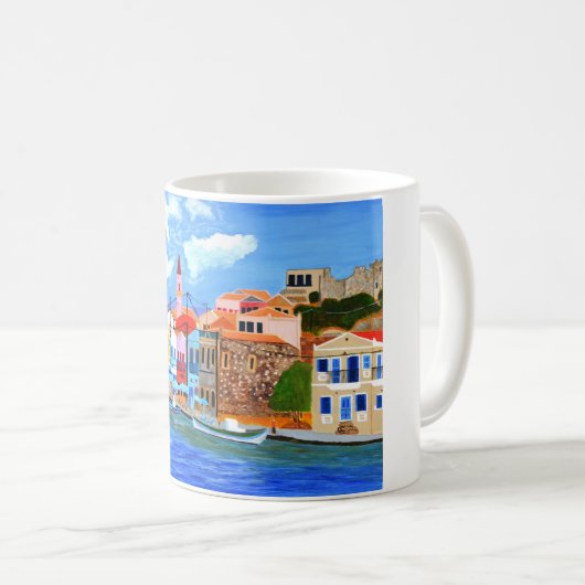 Griekse kust koffiemok (Voorkant rechts)