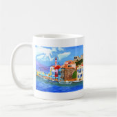 Griekse kust koffiemok (Links)