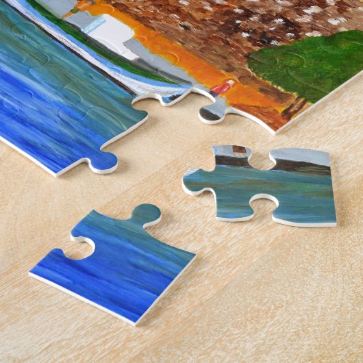 Griekse kust legpuzzel (Zijkant)