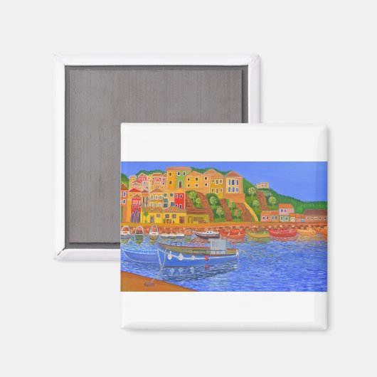 Griekse kust magneet (Voorkant / Achterkant)