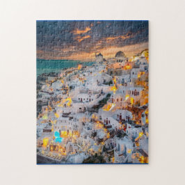 Griekse kust Puzzle Legpuzzel