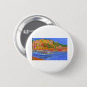 Griekse kust ronde button 5,7 cm (Voorkant /achterkant)