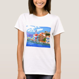 Griekse kust t-shirt