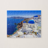 Griekse kustpuzzel legpuzzel (Horizontaal)