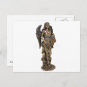 GRIEKSE LADY FORTUNA STATUE BRIEFKAART (Voorkant / Achterkant)