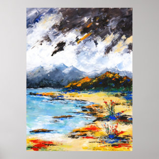 Griekse Landschappen Poster