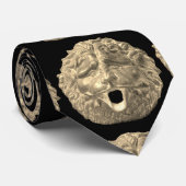 Griekse leeuw gezichten stropdas (Opgerold)
