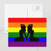 Griekse lesbische pride briefkaart (Voorkant / Achterkant)