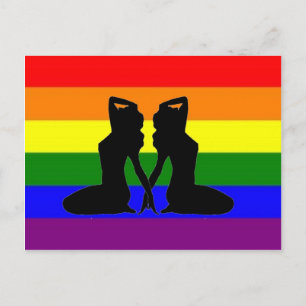 Griekse lesbische pride briefkaart