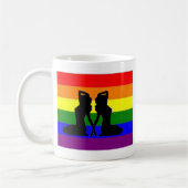 Griekse lesbische pride koffiemok (Links)