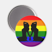 Griekse lesbische trots magneet (Voorkant / Achterkant)