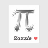 Griekse letter Pi symbool Sticker (Vel)