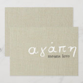 Griekse liefde (Voorkant / Achterkant)