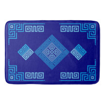 Griekse mander - Griekse sleutel - blauwe schaduwe