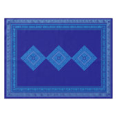 Griekse mander - Griekse sleutel - blauwe schaduwe Tafelkleed (Voorkant (Horizontaal))