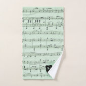 Griekse maskers voor groene muziek en bioscoop bad handdoek (Handdoek)