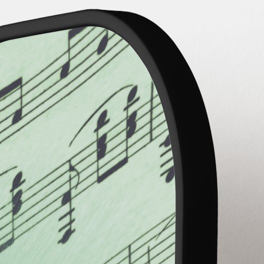 Griekse maskers voor groene muziek en bioscoop pickleball paddle (Links Detail)