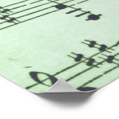 Griekse maskers voor groene muziek en bioscoop poster (Hoek)