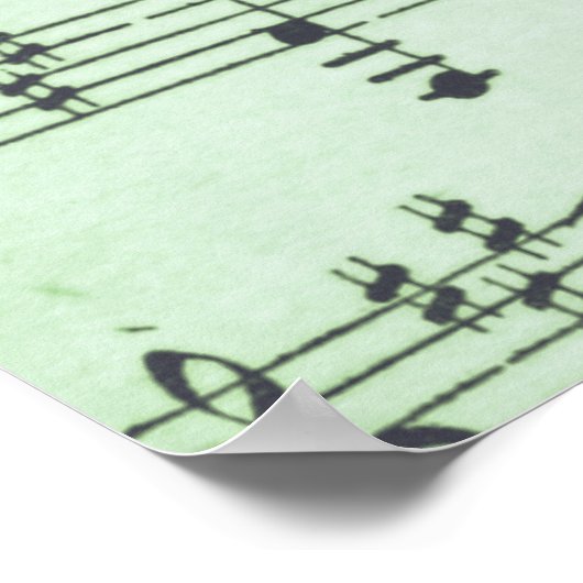 Griekse maskers voor groene muziek en bioscoop poster (Hoek)