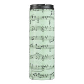 Griekse maskers voor groene muziek en bioscoop thermosbeker (Achterkant)