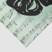 Griekse maskers voor groene muziek en bioscoop tissuepapier (Detail)