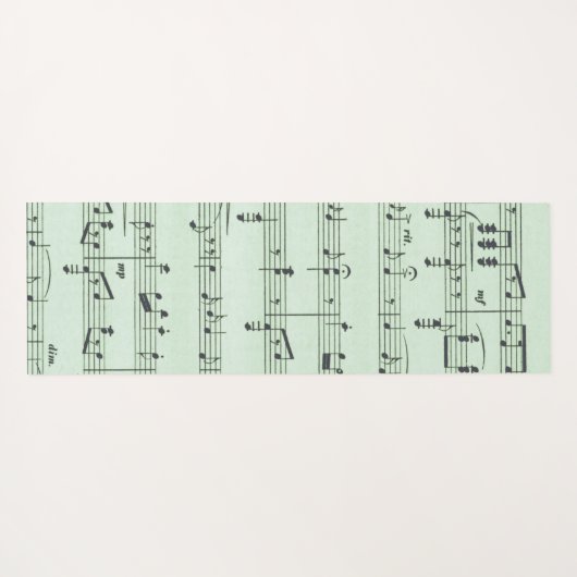 Griekse maskers voor groene muziek en bioscoop yogamat (Achterkant (horizontaal))