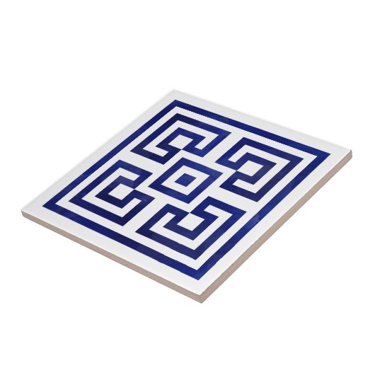 Griekse Meander - Griekse sleutel Tegeltje (Zijkant)