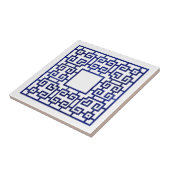 Griekse Meander - Griekse sleutel Tegeltje (Zijkant)