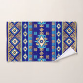 Griekse Meander Key en boze oog Bad Handdoek (Handdoek)