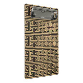 Griekse Meander Key Square H Patroon Bruin Mini Klembord (Schuin)
